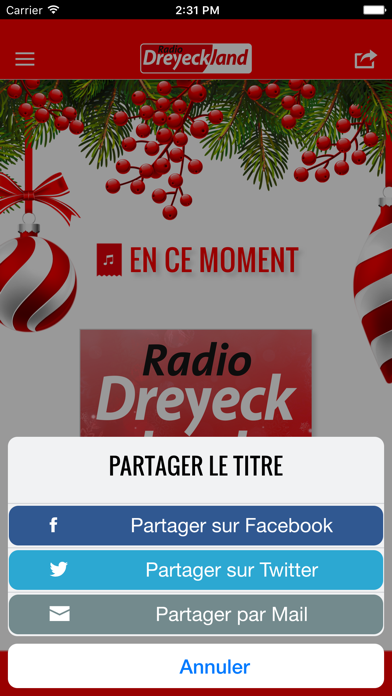 Tangkapan layar Radio Dreyeckland Noel