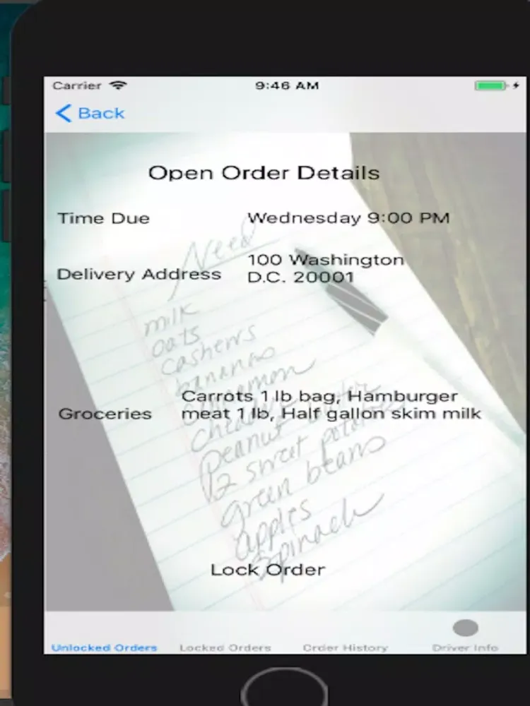 Скриншоты SD Grocery Deliv -Drivers Only iPad 
