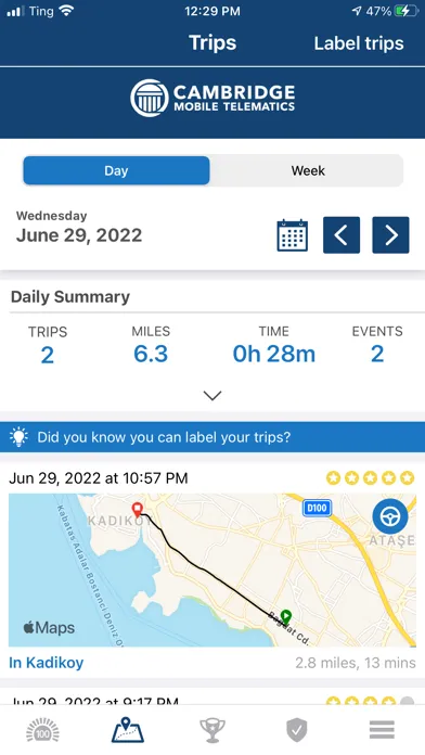 ภาพหน้าจอของ DriveWell Go™