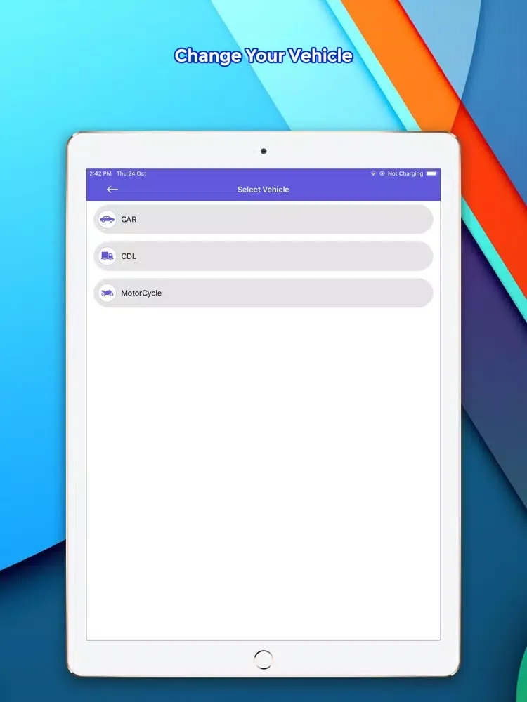 ภาพหน้าจอของ DMV Permit Practice Test iPad 