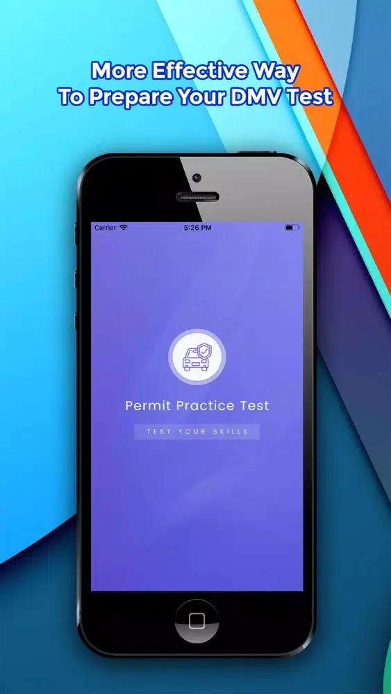 ภาพหน้าจอของ DMV Permit Practice Test