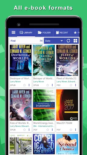 Ảnh chụp màn hình của eBook Reader: PDF, EPUB, HTML