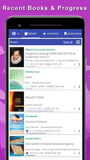 Ảnh chụp màn hình của eBook Reader: PDF, EPUB, HTML