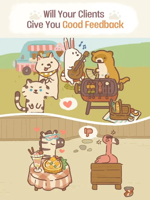 Captures d'écran de animal restaurant iPad 