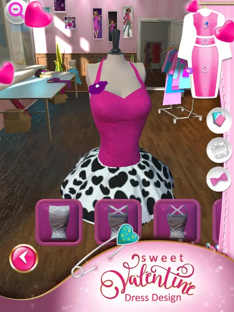 Tangkapan skrin Sweet Valentine Dress Design: Fun Beauty Salon iPad 
