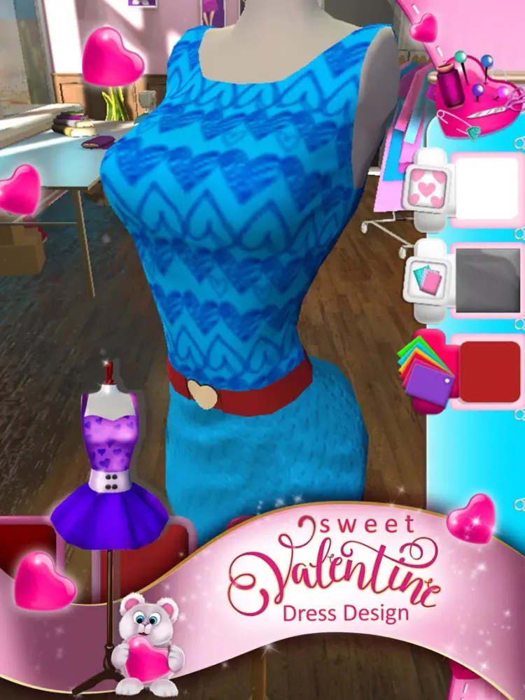 Tangkapan skrin Sweet Valentine Dress Design: Fun Beauty Salon iPad 
