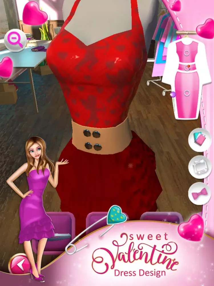 Tangkapan skrin Sweet Valentine Dress Design: Fun Beauty Salon iPad 