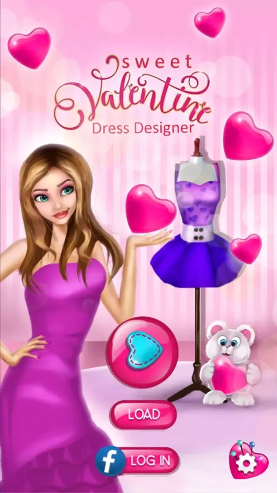 Tangkapan skrin Sweet Valentine Dress Design: Fun Beauty Salon
