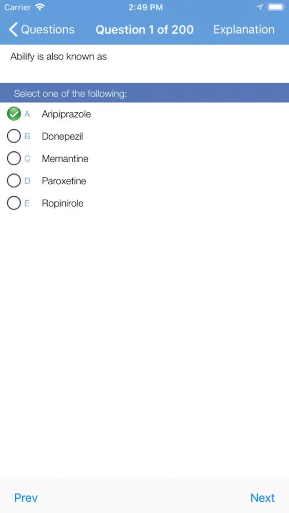 Captures d'écran de Generic-Brand Name Drug Review