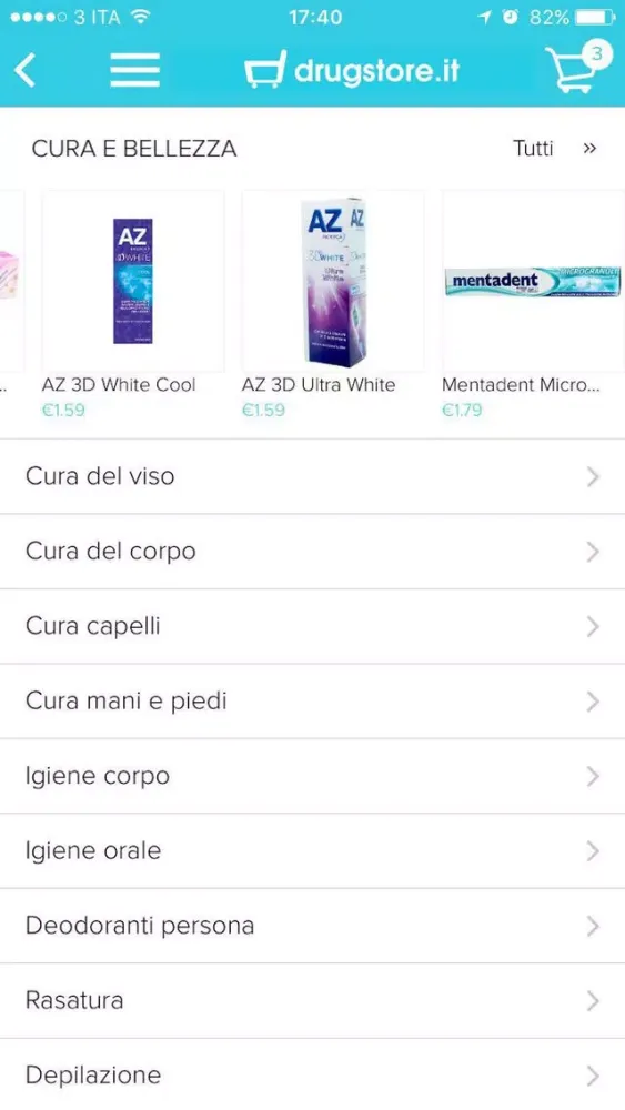 Скриншоты Drugstore.it