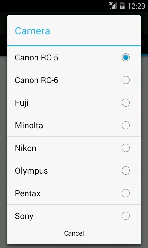 ภาพหน้าจอของ Camera Remote