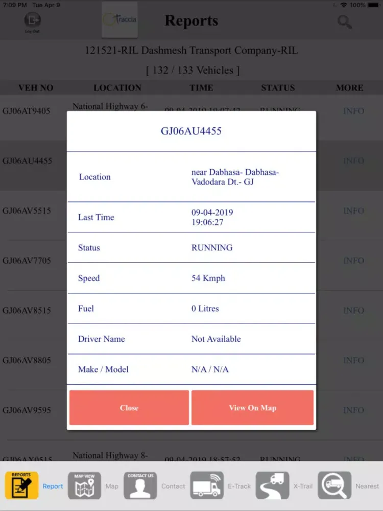 Ril Traccia iPad  Ekran Görüntüleri