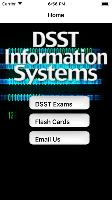 Ảnh chụp màn hình của DSST Information Systems Prep
