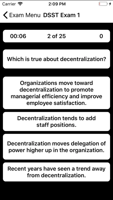 DSST Organizational Behavior スクリーンショット