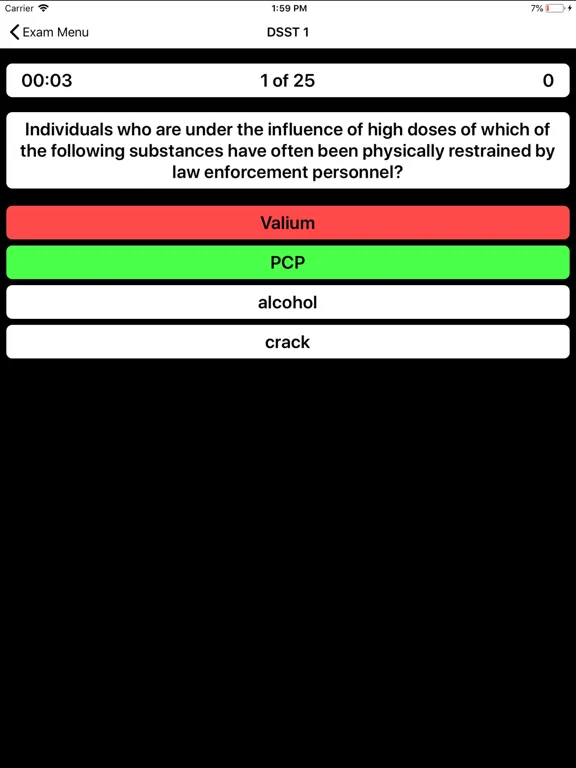 Скриншоты DSST Substance Abuse Buddy iPad 