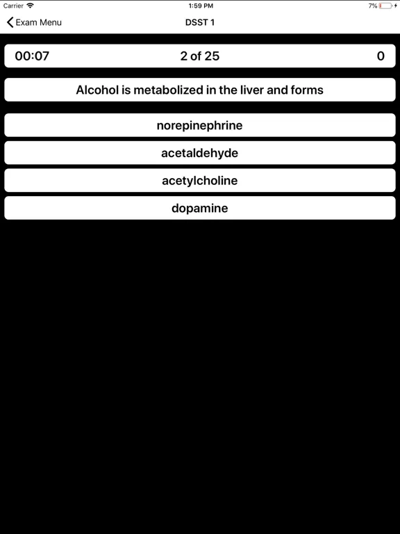 Скриншоты DSST Substance Abuse Buddy iPad 