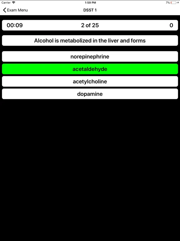 Скриншоты DSST Substance Abuse Buddy iPad 