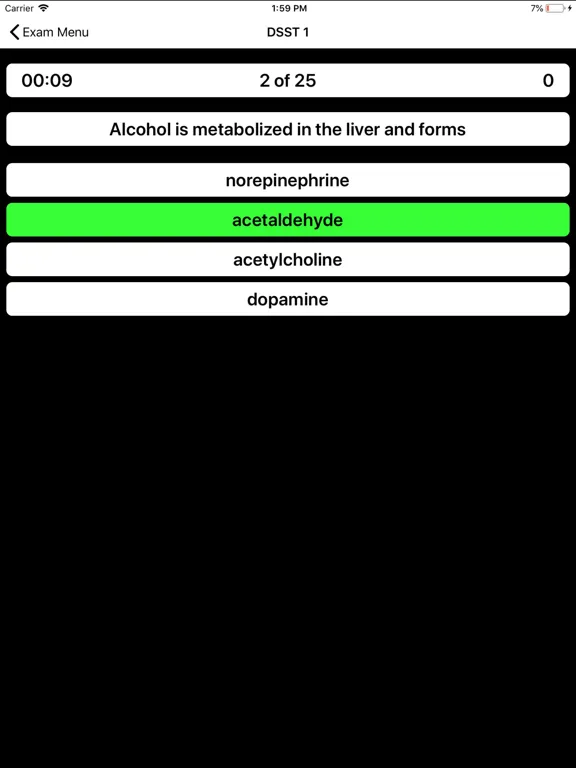 Скриншоты DSST Substance Abuse Buddy iPad 