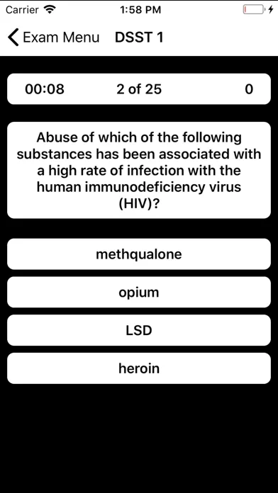 Скриншоты DSST Substance Abuse Buddy