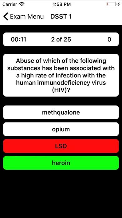 Скриншоты DSST Substance Abuse Buddy