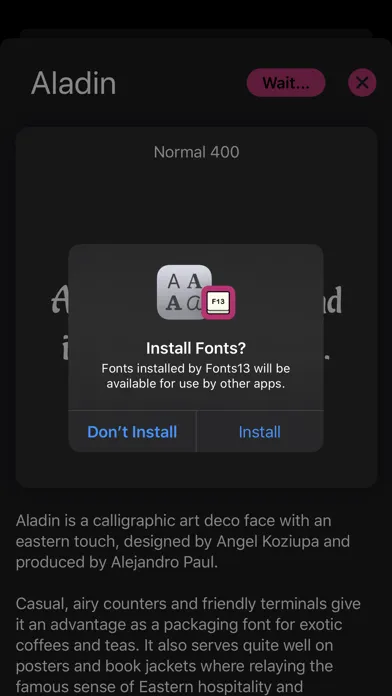 Скриншоты Install Fonts
