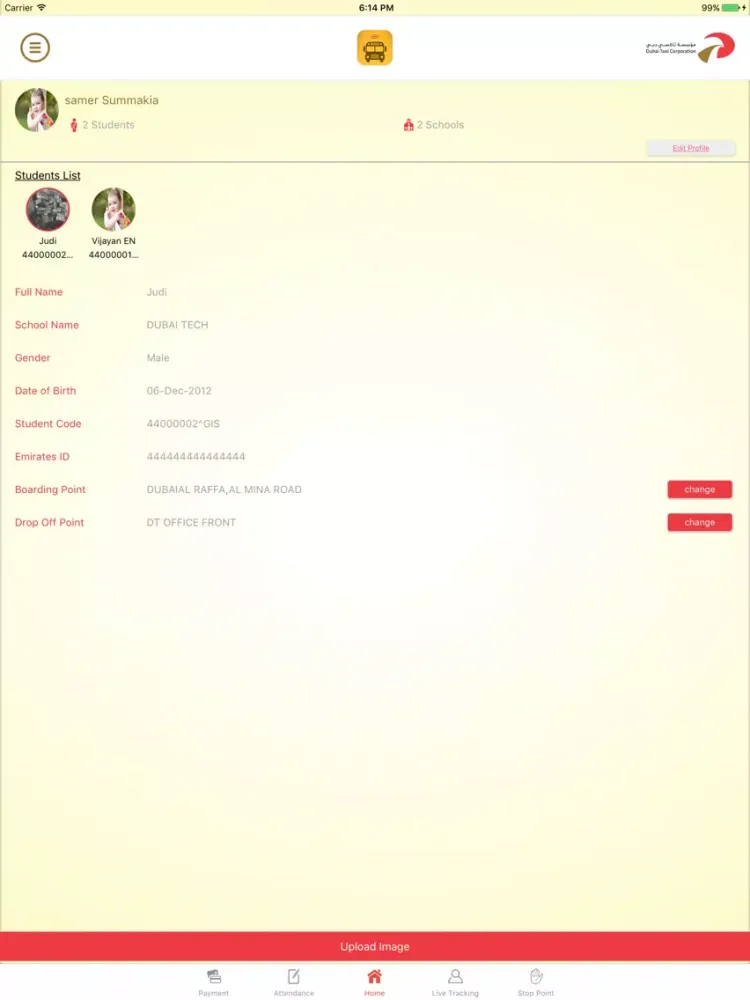 DTC School Bus iPad 應用截圖