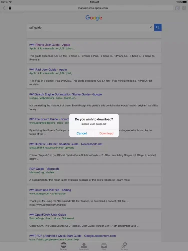 Downtify - Browser, Media Player & Documents File, Folder Manager ES File Explorer Manager iPad  Screenshots