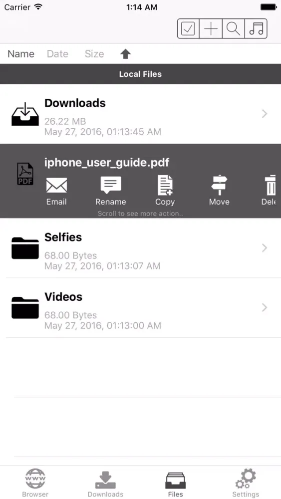 Downtify - Browser, Media Player & Documents File, Folder Manager ES File Explorer Manager Screenshots