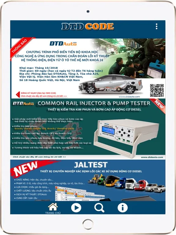 Screenshot di DTD CODE iPad 