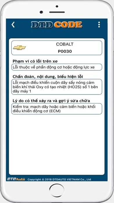 Screenshot di DTD CODE