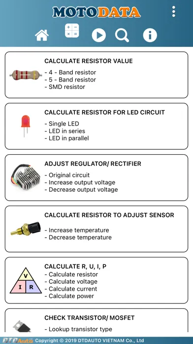 Zrzuty ekranu MOTODATA