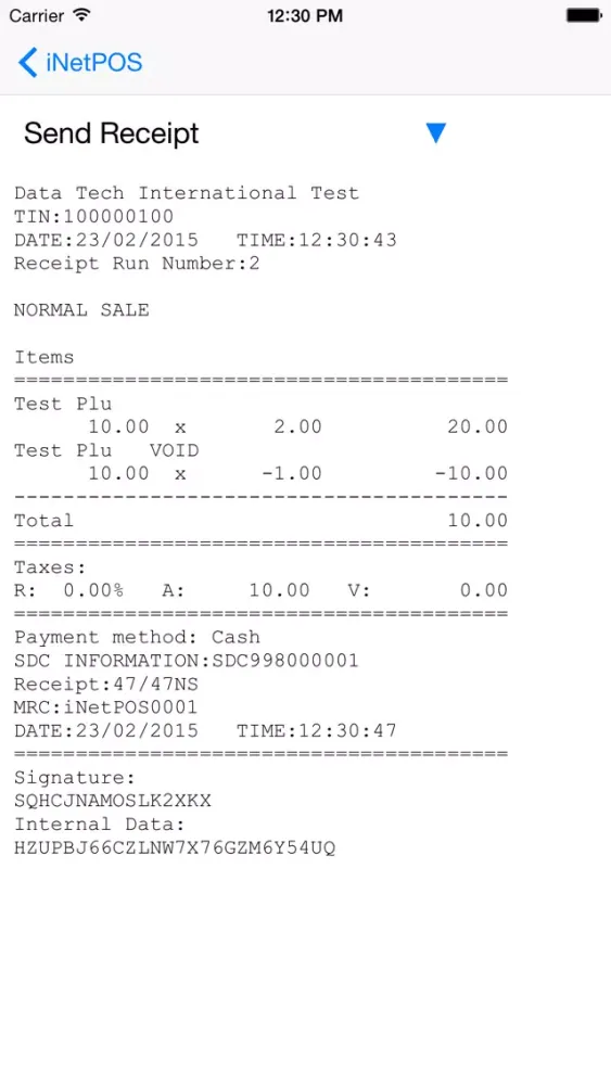 iNetCPOS_TC Screenshots
