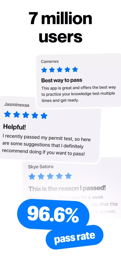Ảnh chụp màn hình của DMV Practice Test Permit Genie