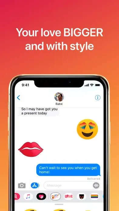 Pride and Love Giant Emojis Screenshots