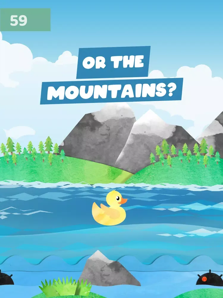 Ảnh chụp màn hình của DUCKit - How far can you go? iPad 