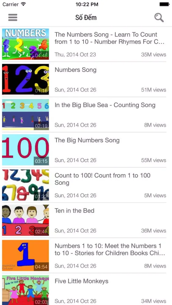 Video Tieng Anh Cho Be应用截图
