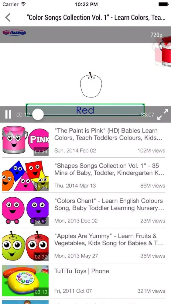 Video Tieng Anh Cho Be应用截图