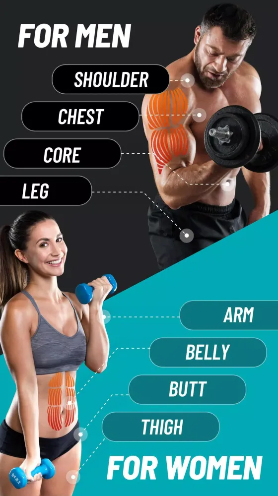 Dumbbell Workout at Home Screenshots