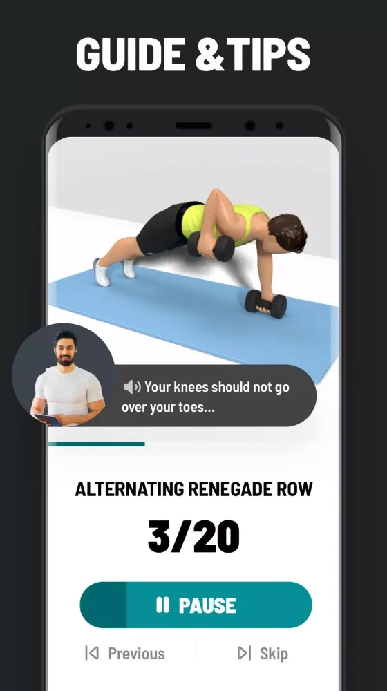 Dumbbell Workout at Home Screenshots