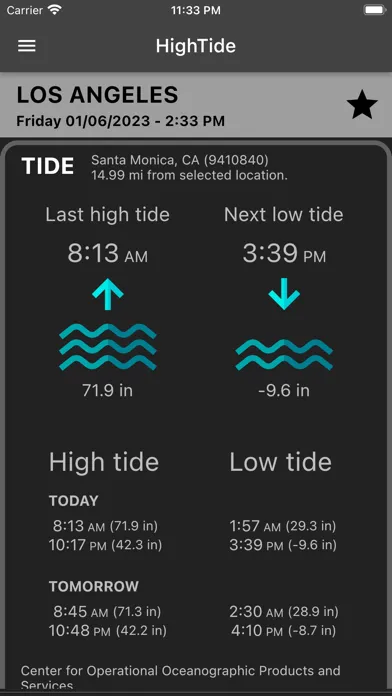 HighTide: tides & weather Screenshots