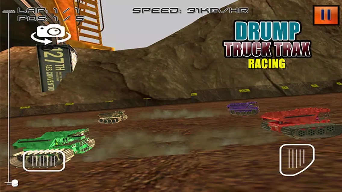 Captures d'écran de Dump Truck Trax Racing