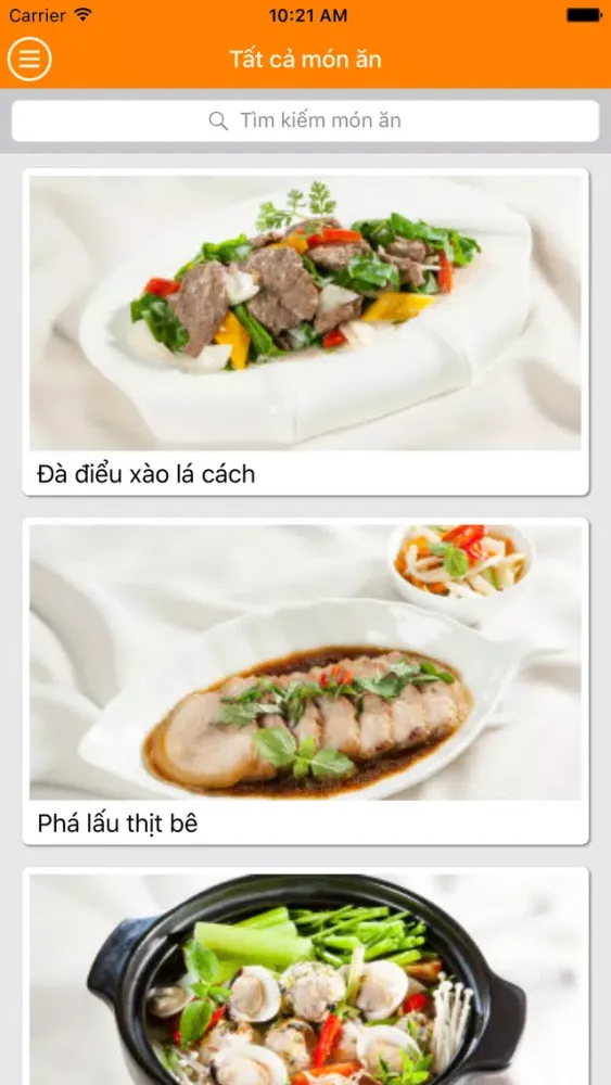 Zrzuty ekranu Món Ngon Mỗi Ngày: Món Ăn Ngon