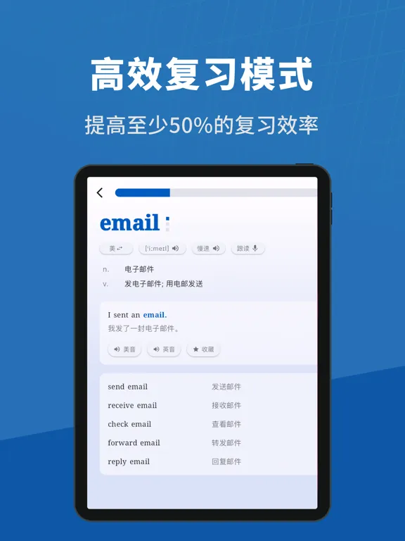 صور 多背单词 - 英语四级、四级单词、cet4、记单词、学英语 iPad 