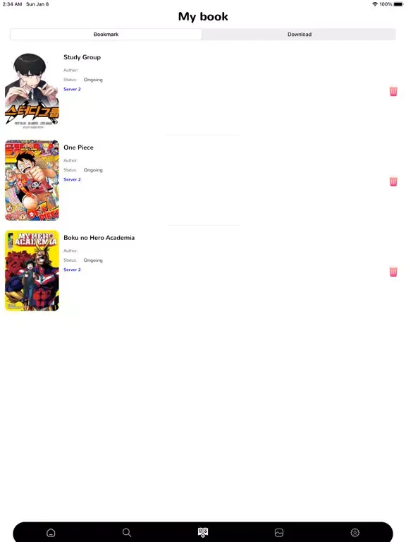 Tangkapan layar Manga Reader : Top Manga Book iPad 