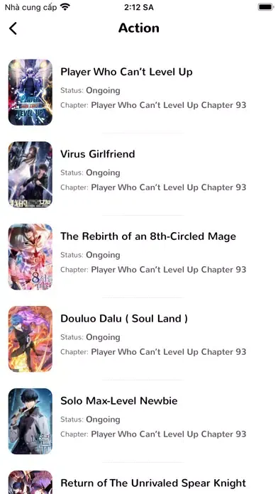 Tangkapan layar Manga Reader : Top Manga Book