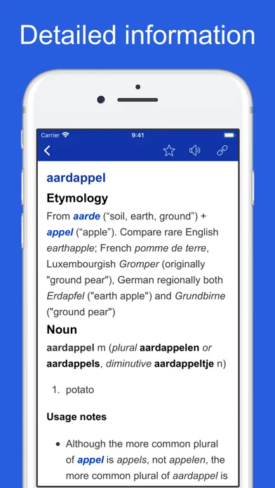 Скриншоты Dutch etymology dictionary