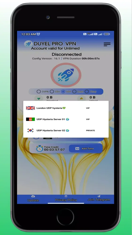 Duyel pro vpn & multi protocol Ekran Görüntüleri