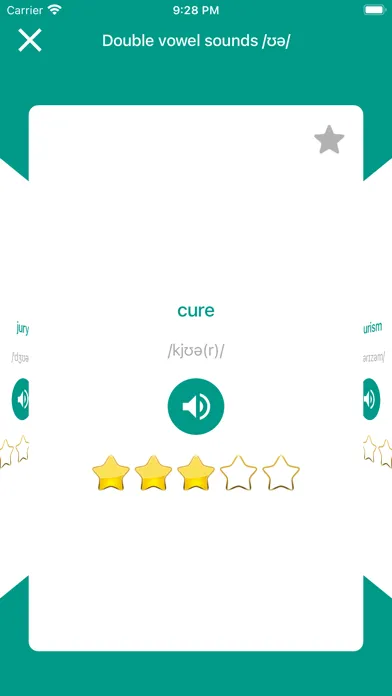 Capturas de tela do Learning English Pronunciation