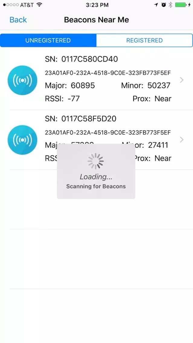 Beacon Config Tool Screenshots