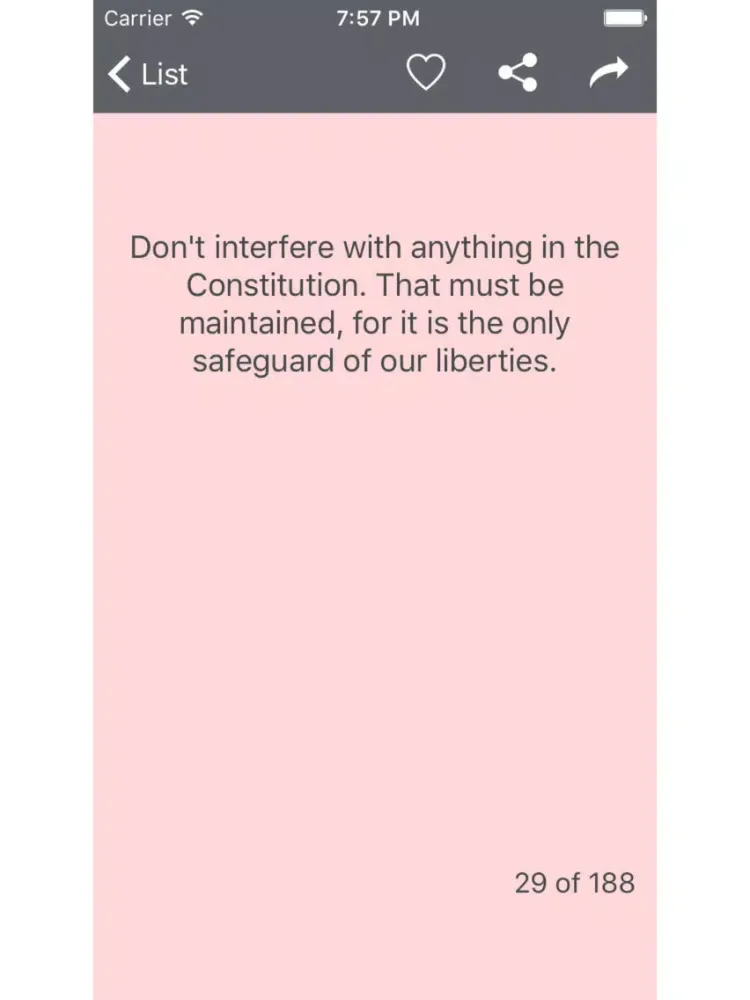 Abraham Lincoln - The best quotes iPad Screenshots